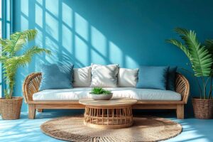 Arredare con il blu