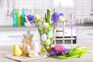 decorare la tavola di Pasqua
