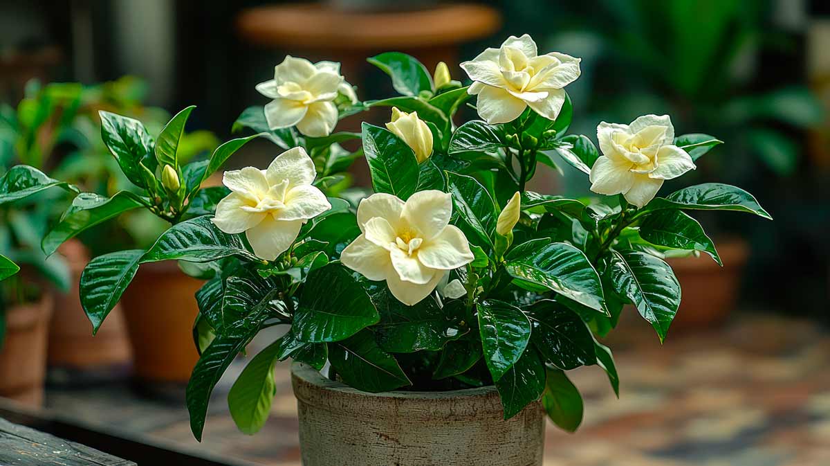 gardenia in vaso
