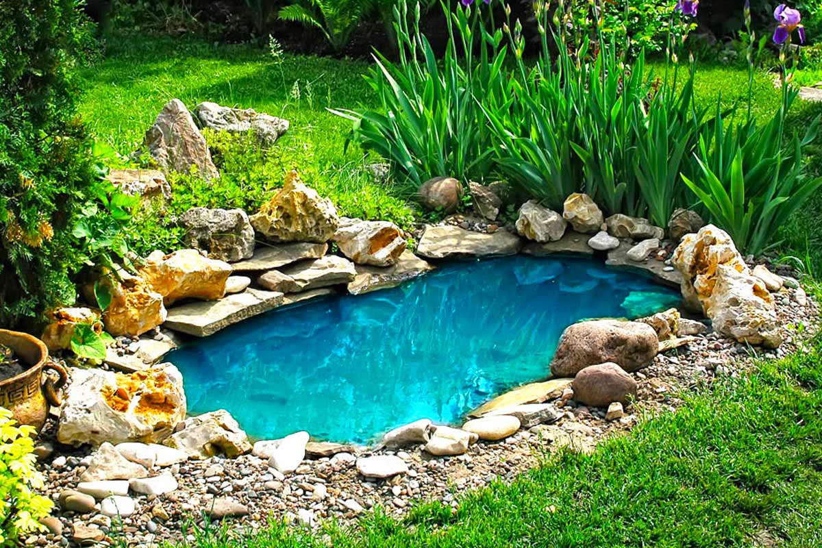 Laghetto in giardino
