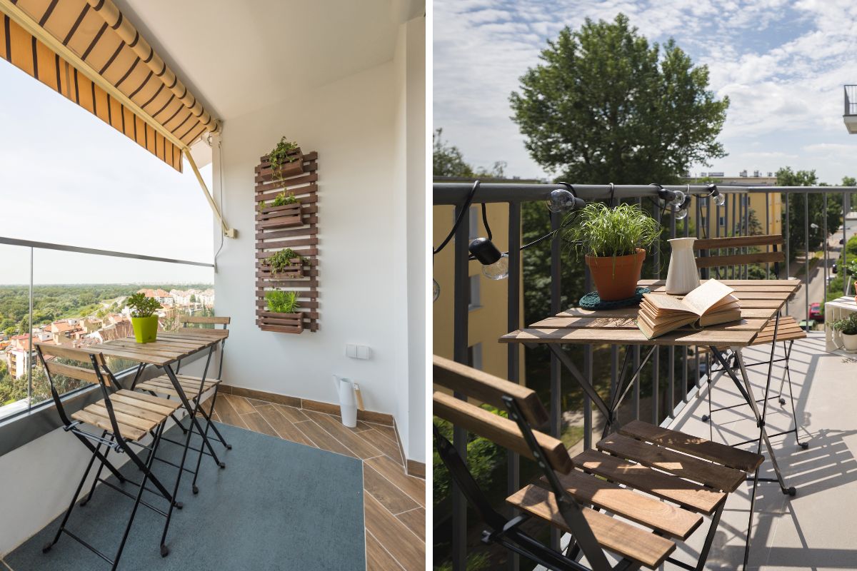 arredare un balcone stretto