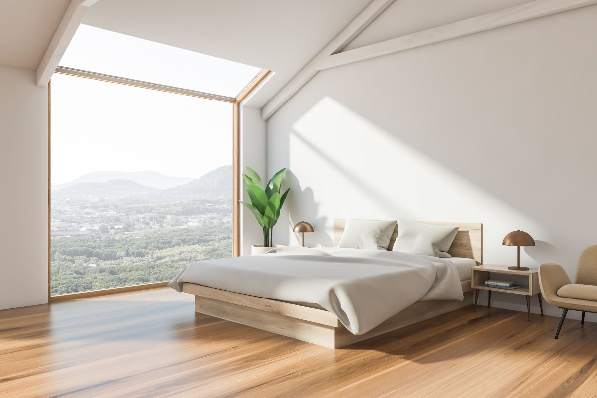 arredamento bianco e legno