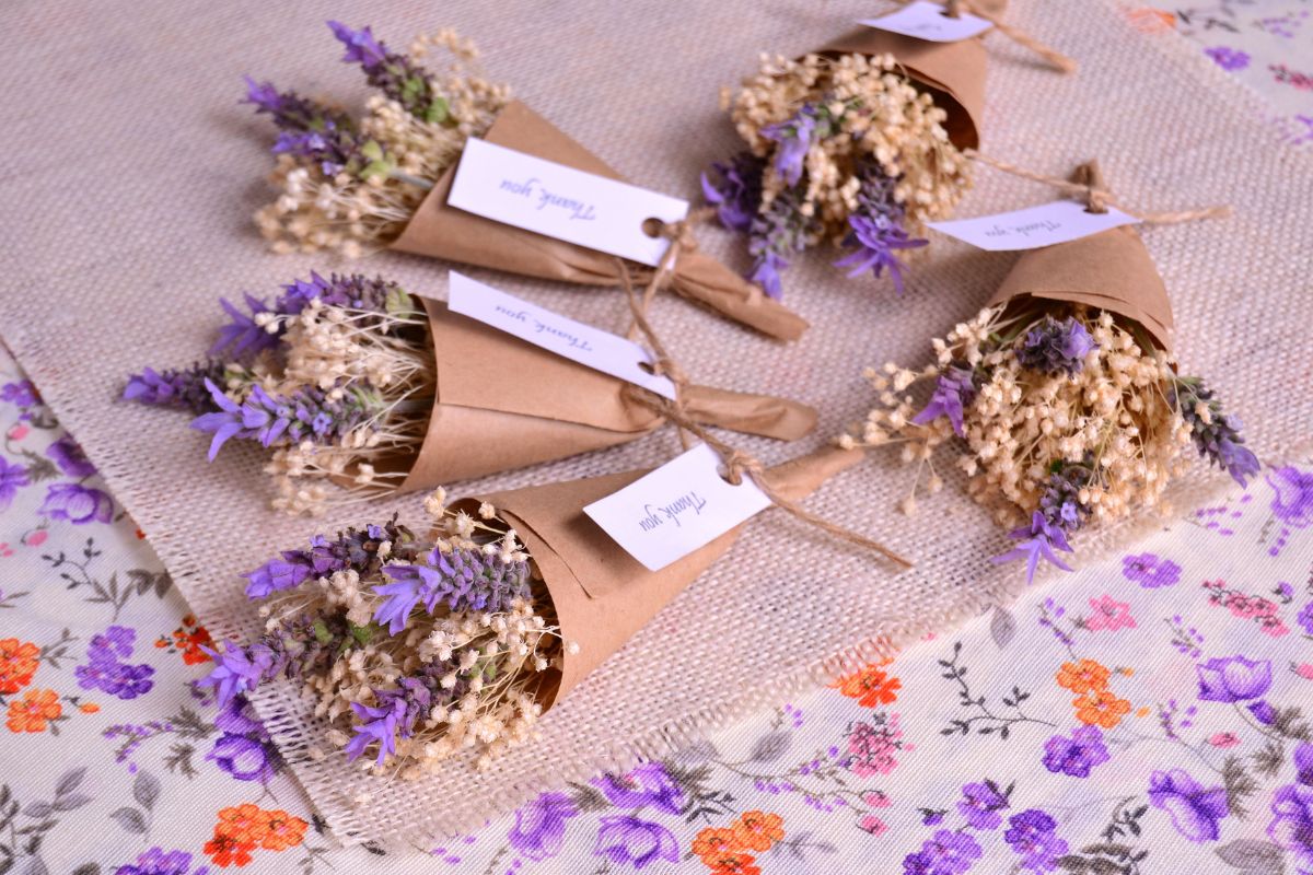 bomboniere fai da te con la lavanda