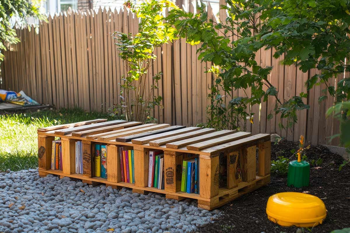 cassapanca con pallet