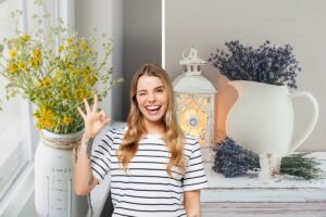 decorazioni in stile provenzale con la lavanda