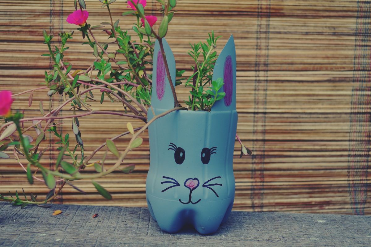 riciclo creativo con bottiglie di plastica