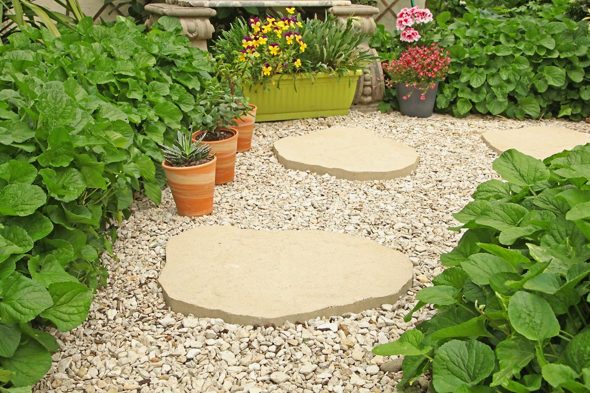 giardino con vialetto