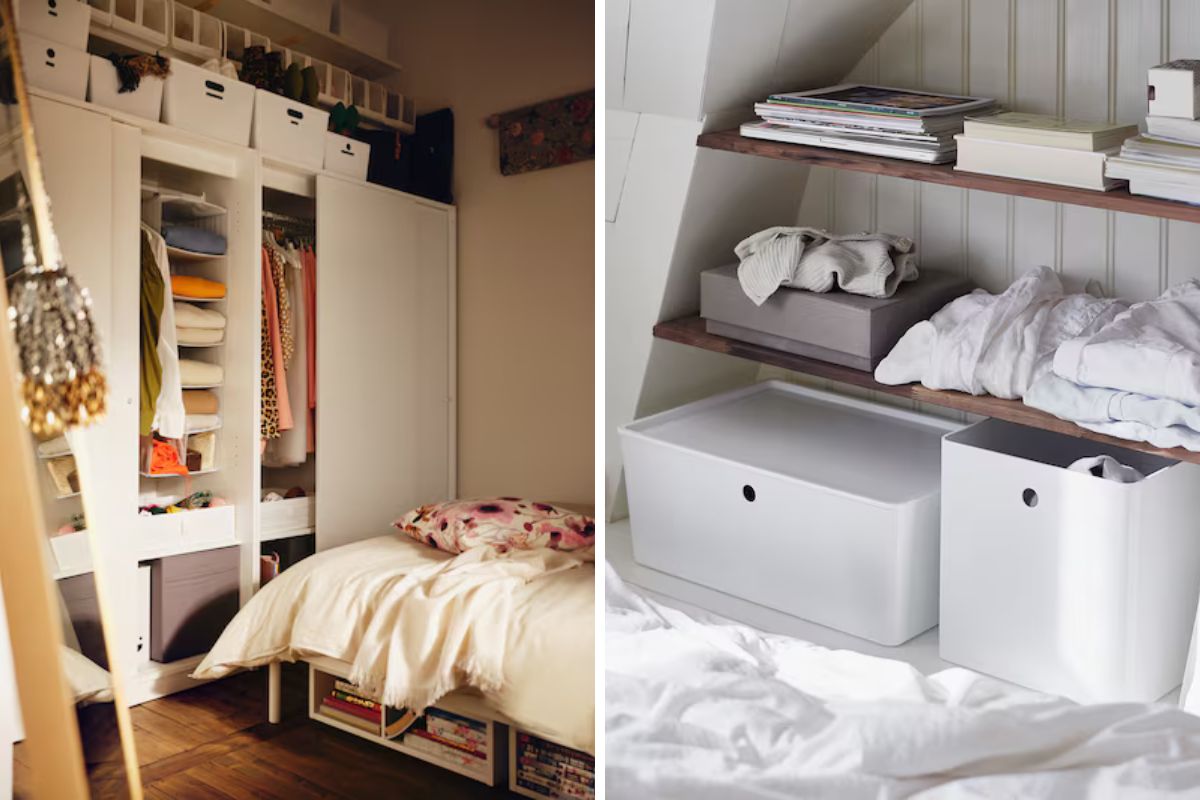 contenitori ikea per cambio armadio