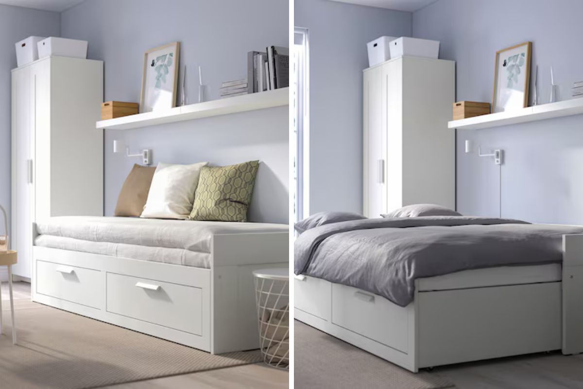divano letto brimnes di ikea