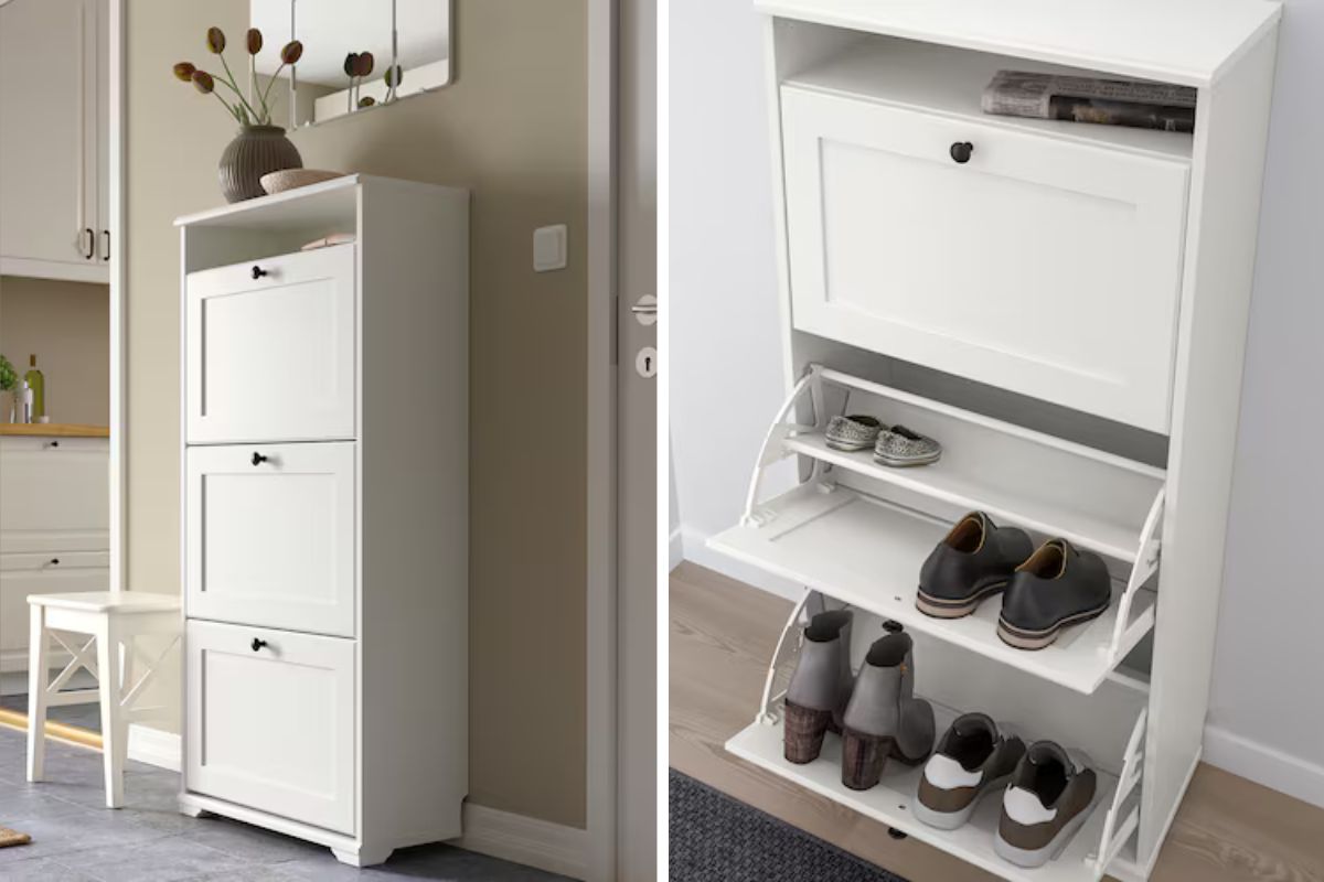 scarpiera brusali di ikea