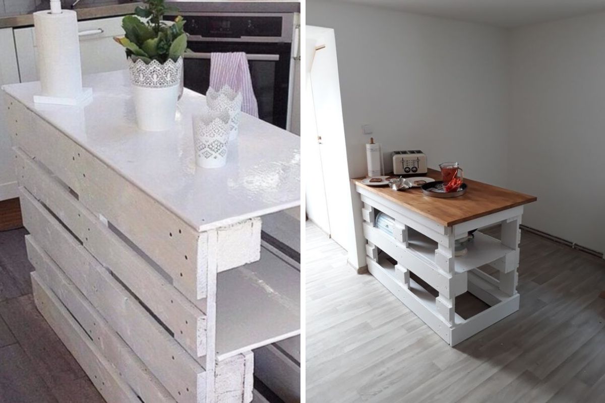 mobili cucina con riciclo creativo