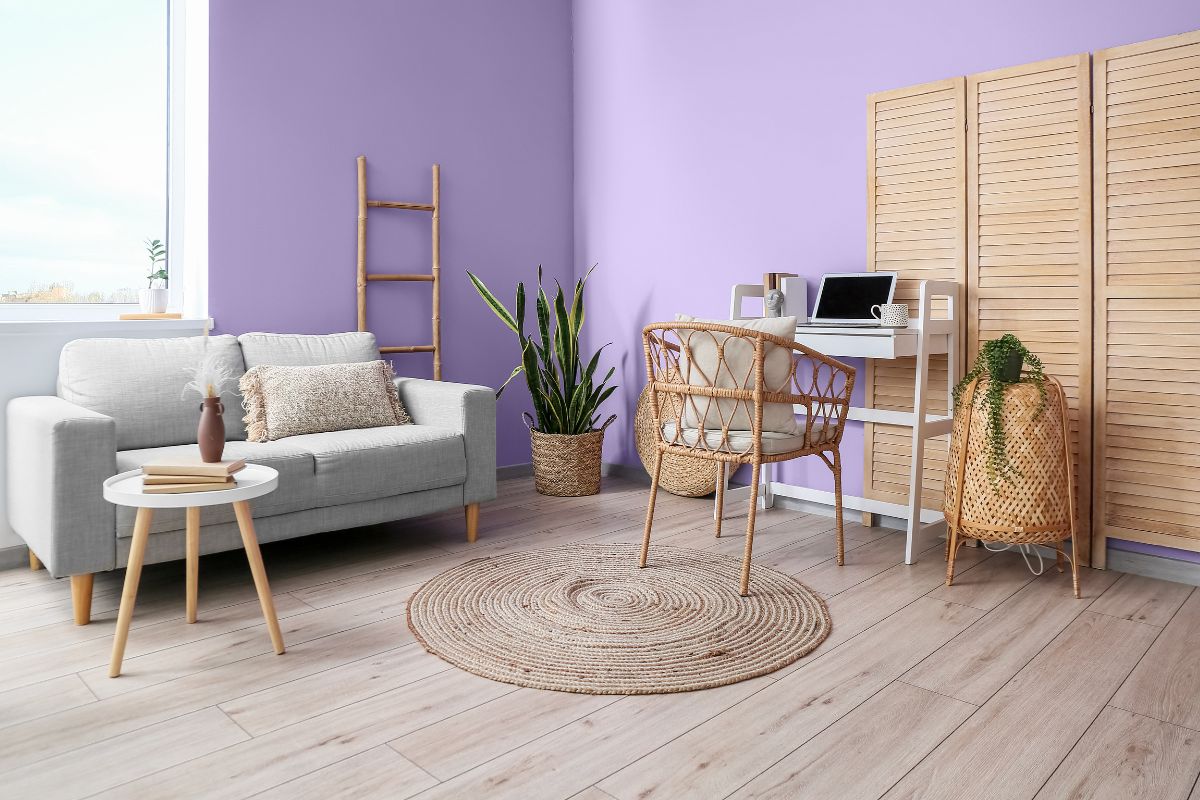 arredamento colore lavanda