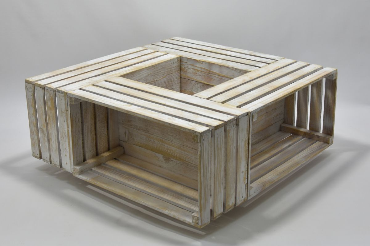 cassette di legno per arredare