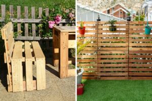 riciclare pallet in mobili da esterno