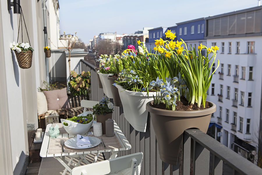 vasi di fiori per balcone