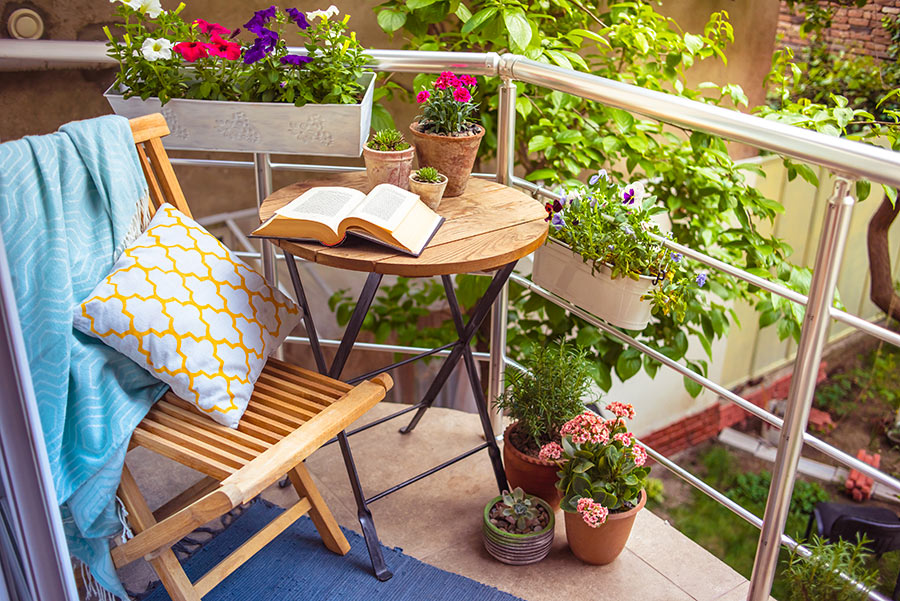 balcone fiorito 