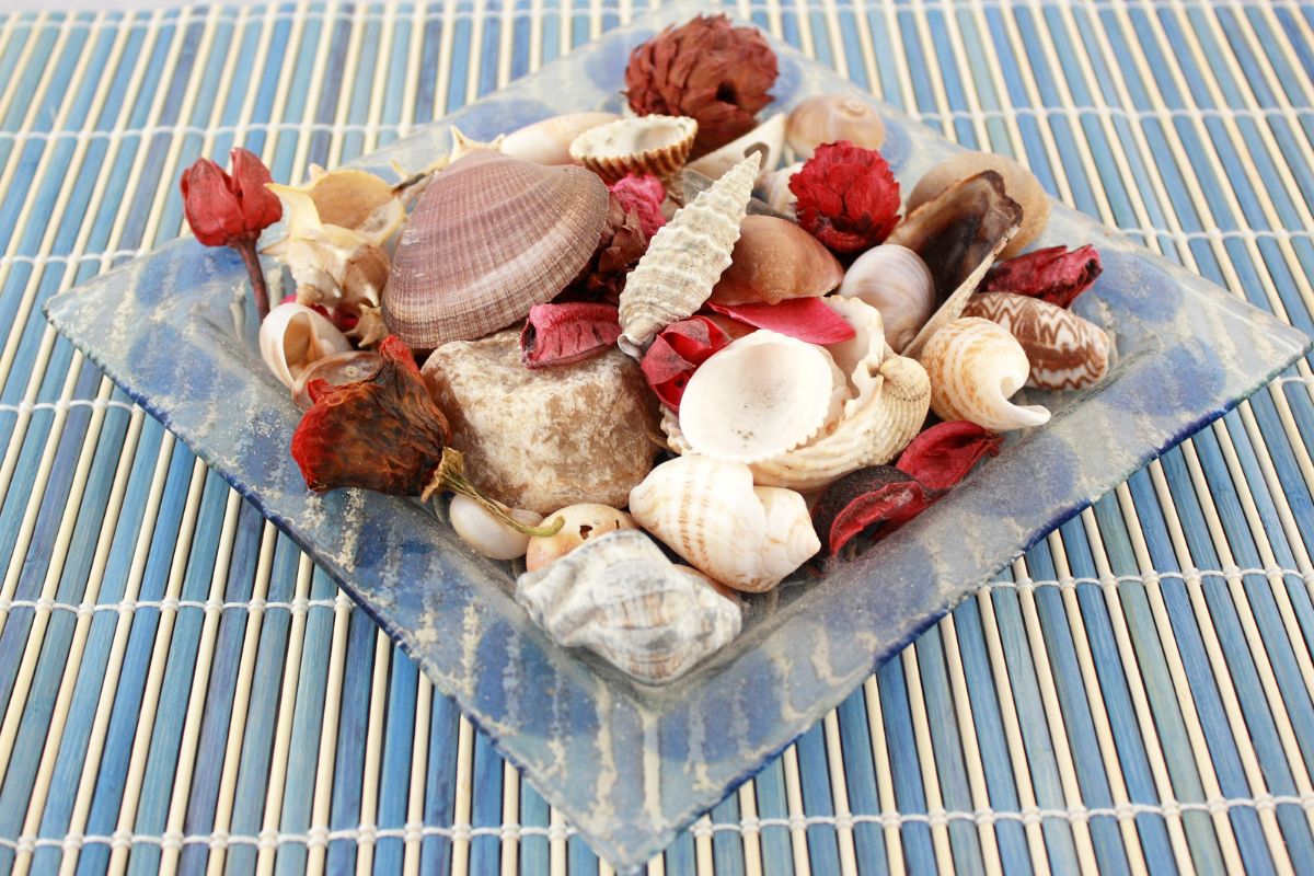 elementi naturali per la tavola estiva