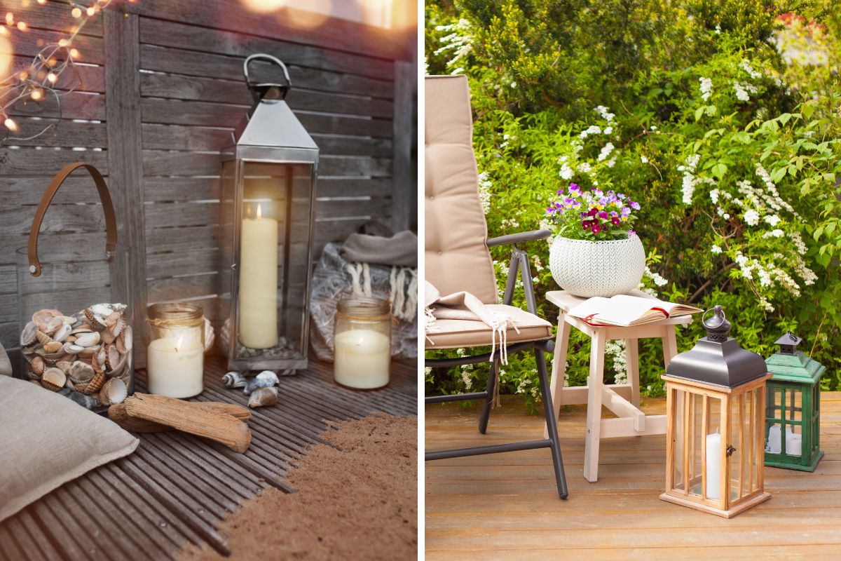 decorare con lanterne