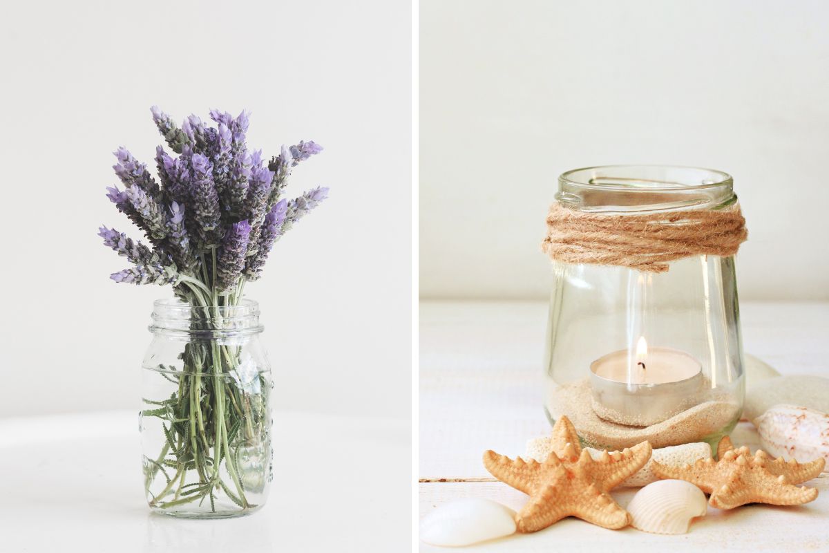 decorazioni estive con materiali riciclati