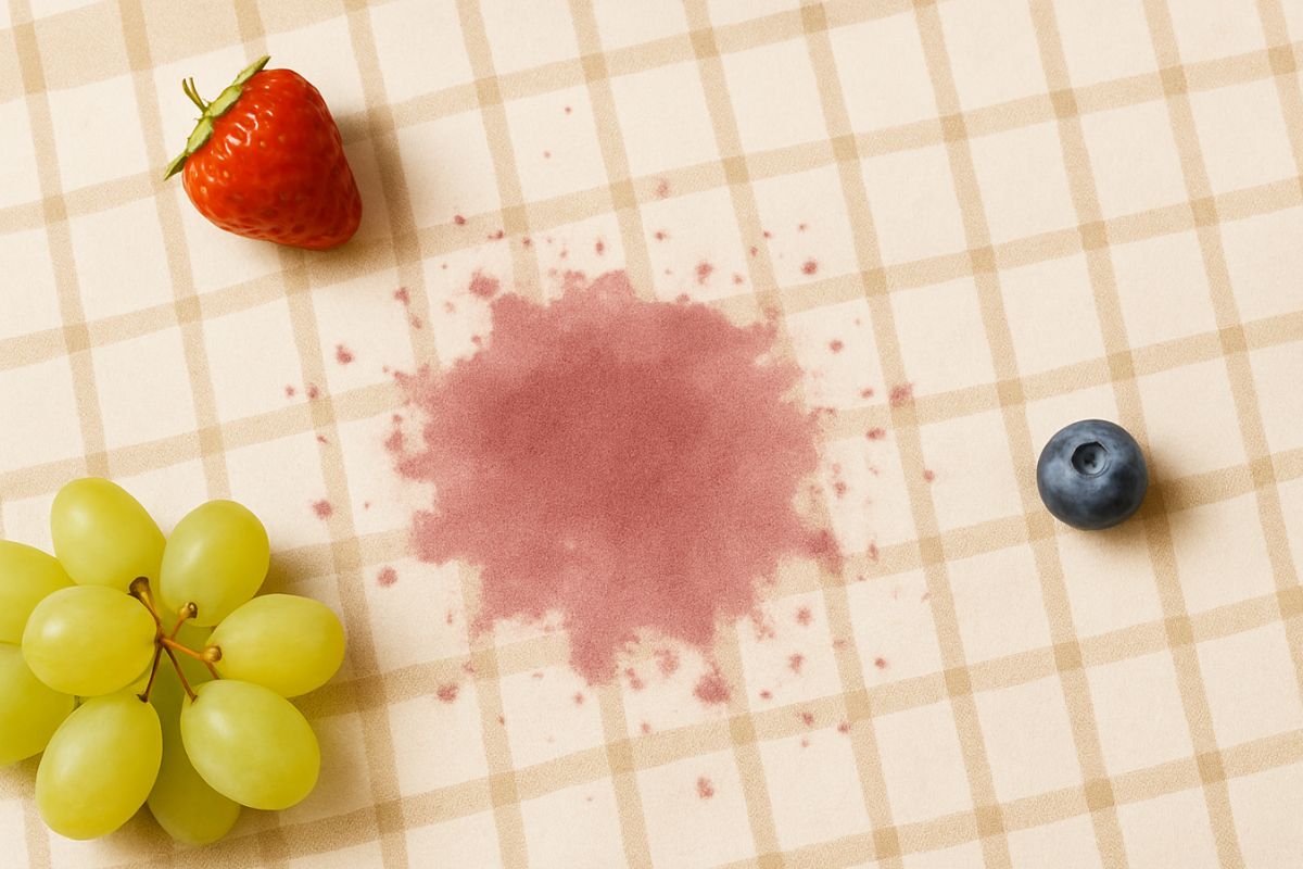 macchie di frutta dai tessuti