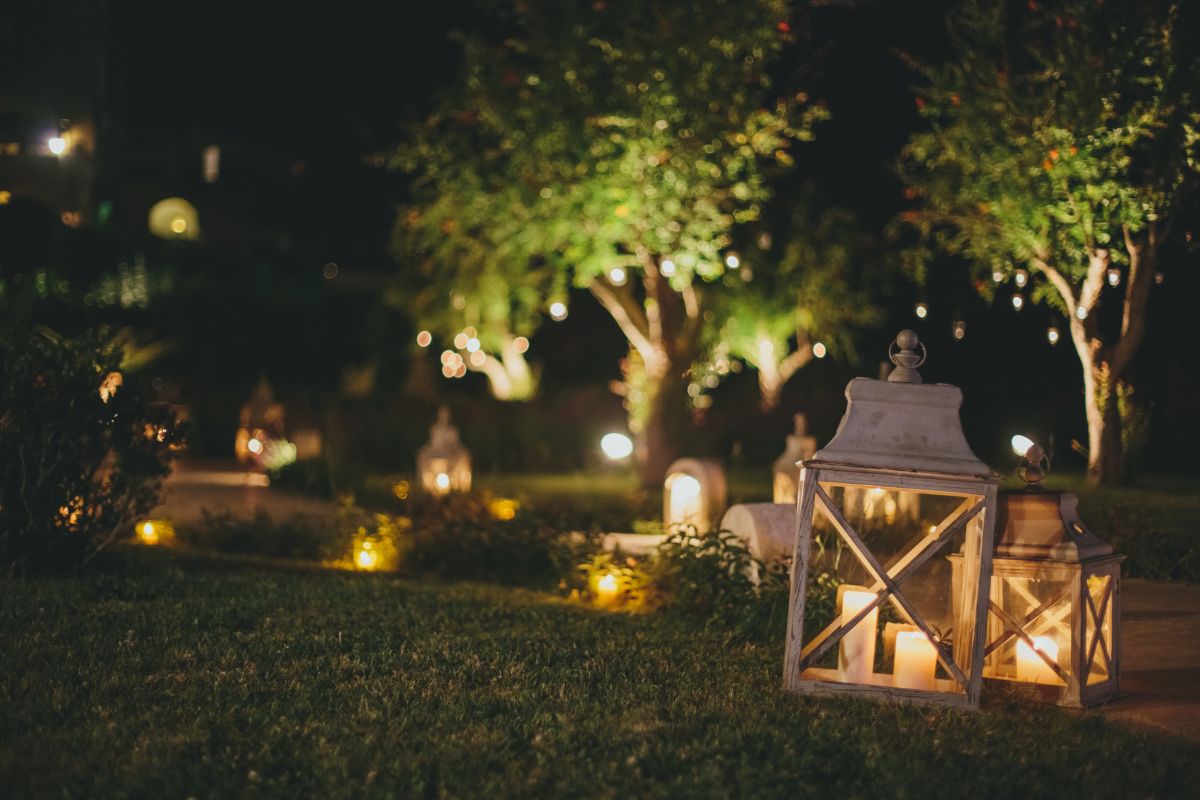 decorare con le lanterne in estate
