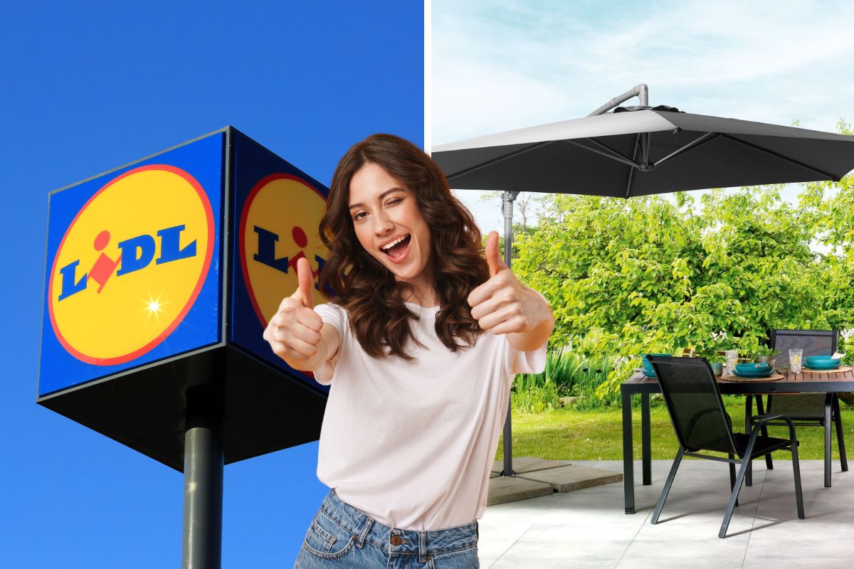 lidl ombrellone laterale da giardino
