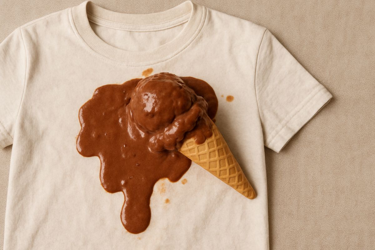 eliminare le macchie di cioccolato dai tessuti