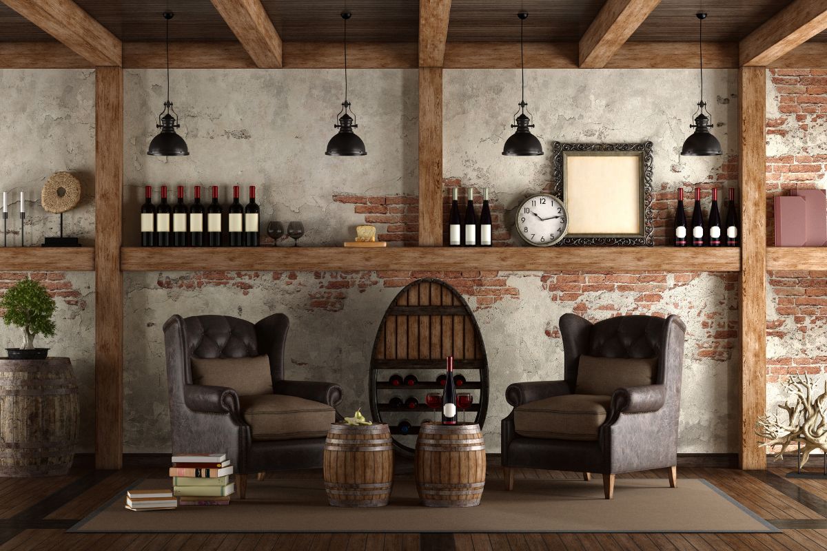 arredo fai da te con botti da vino