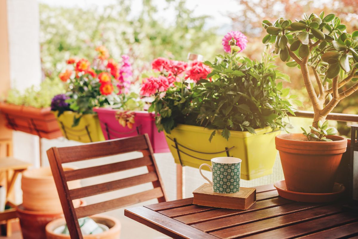 terrazzo con angolo relax