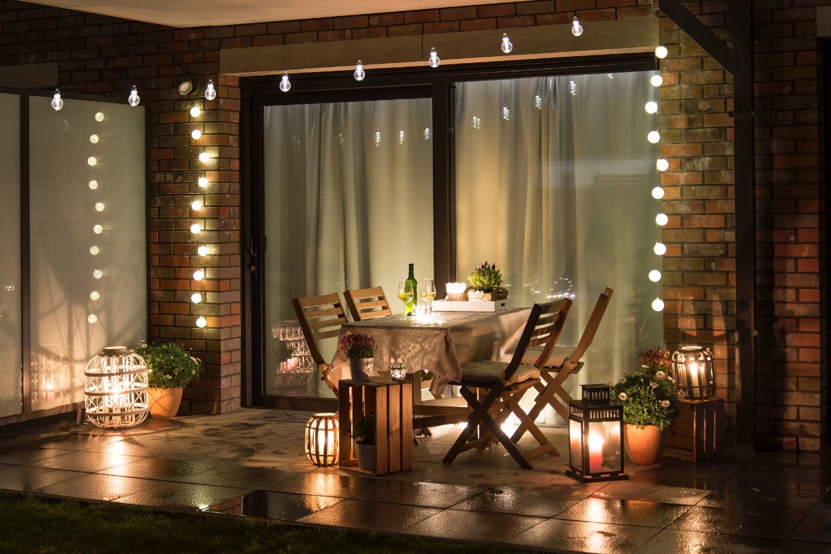 terrazzo con angolo relax