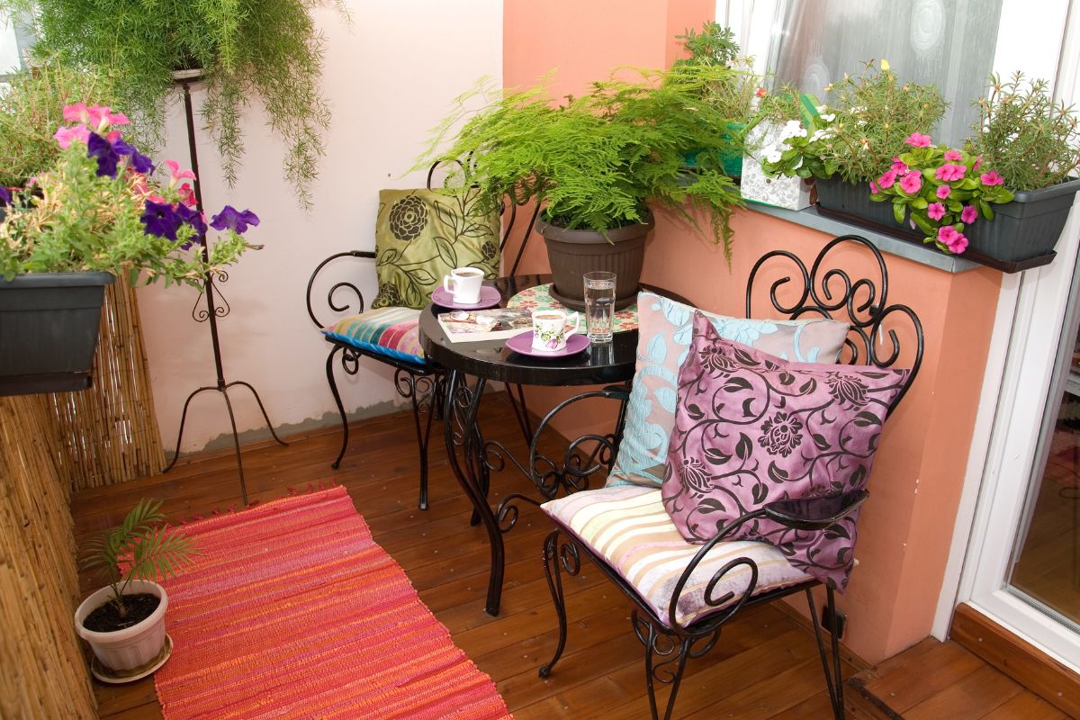 terrazzo con angolo relax