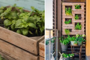 orto sul balcone