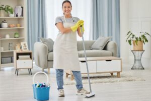 scopa profumata per lavare il pavimento