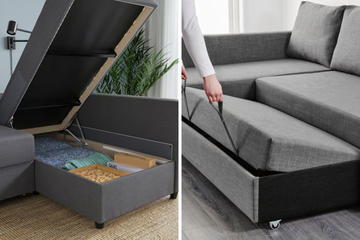 divano letto angolare friheten di ikea