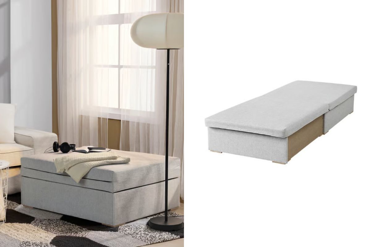 pouf materasso pieghevole burseryd di ikea