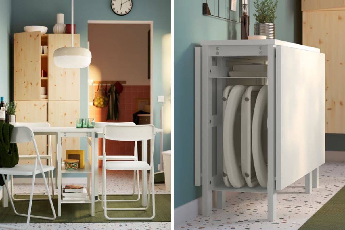tavolo a ribalta vihals di ikea