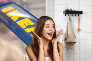 ikea mensola con 5 ganci