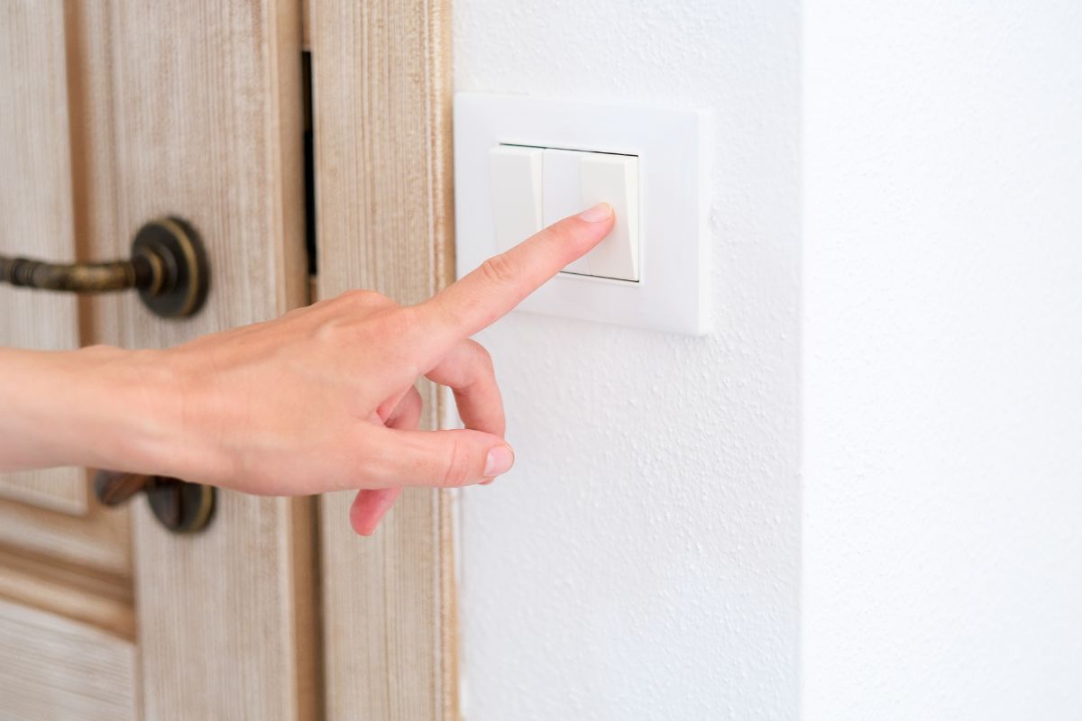 pulizia invisibile degli interruttori