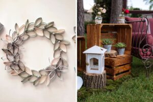 decorazione fai da te in giardino