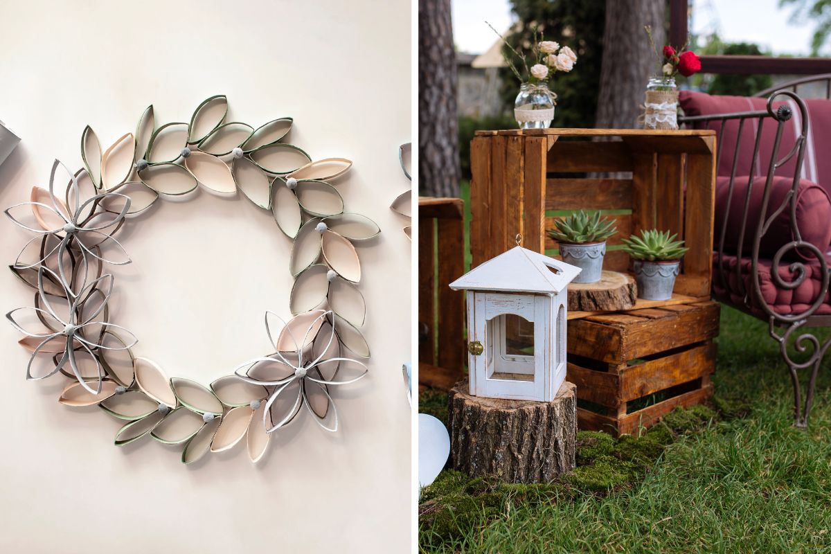decorazione fai da te in giardino
