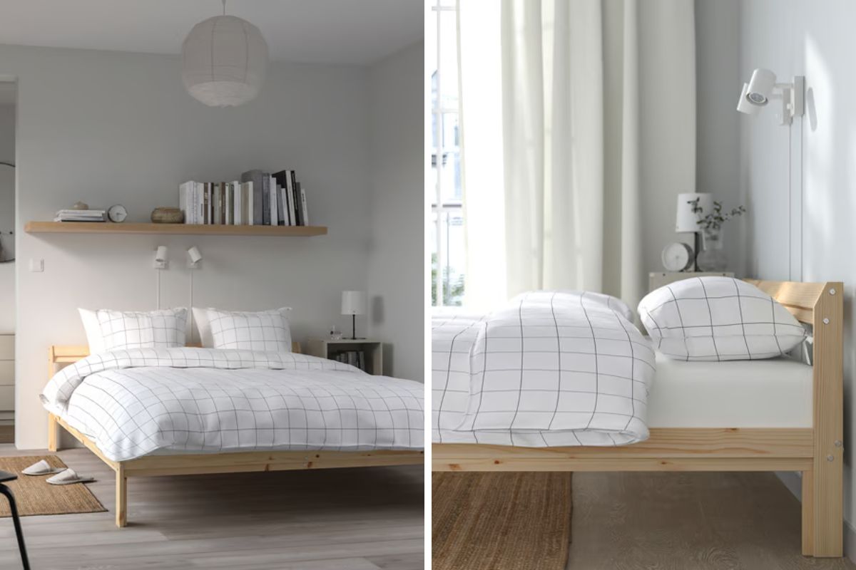 letto neiden in pino massiccio di ikea