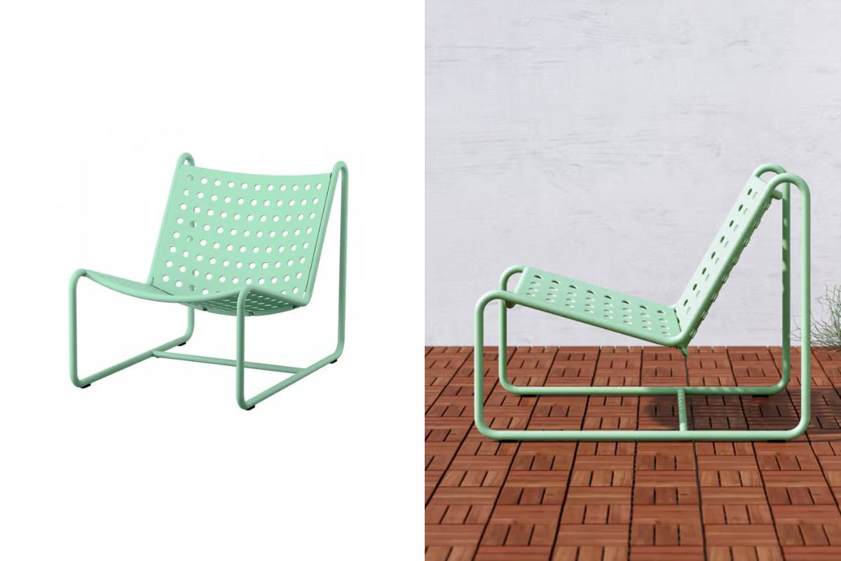 poltrona verde chiaro skogsön di ikea