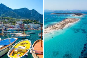 fuga romantica su isole europee