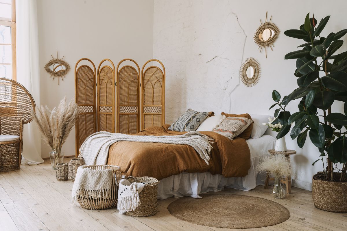 arredo casa con materiali naturali