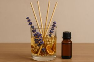 profumatore naturale in bicchiere