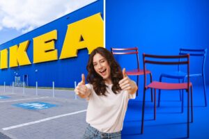 ikea sedia genesön in metallo