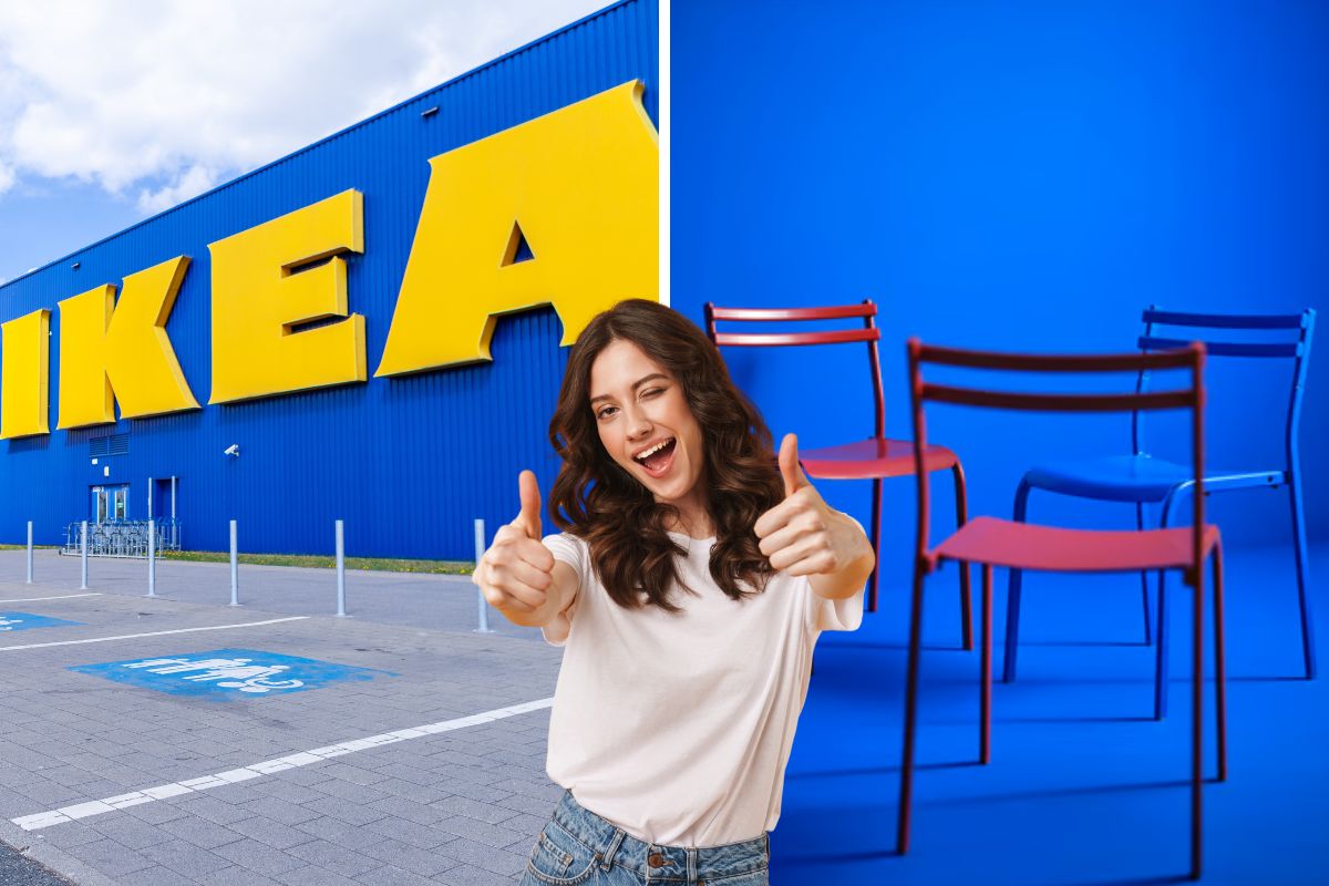 ikea sedia genesön in metallo