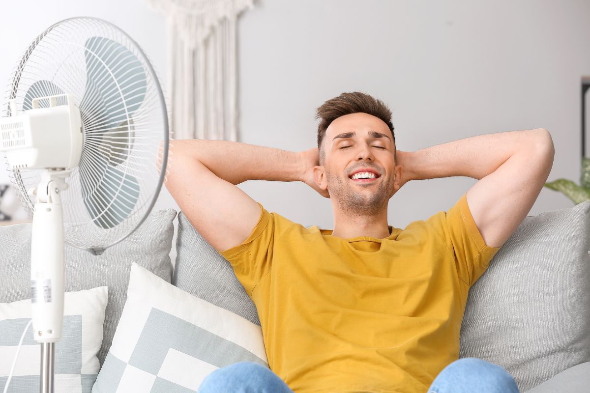 più fresco con il ventilatore a pale