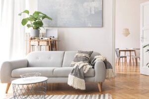 arredamento casa luminosa in autunno