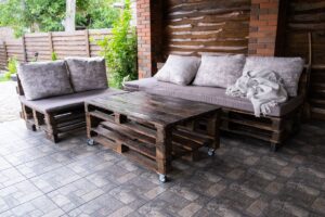 pallet per mobili da esterno